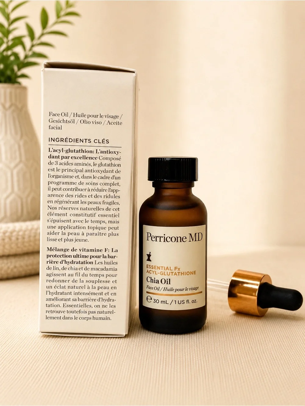 Perricone MD Essential Fx Acyl-glutathione Chia Oil Face Oil 30ml 1 Oz